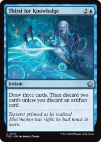 Thirst for Knowledge - Commander: Foundations - Magic: The Gathering card