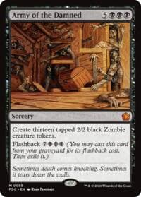 Army of the Damned - Commander: Foundations - Magic: The Gathering card