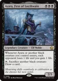 Ayara, First of Locthwain - Commander: Foundations - Magic: The Gathering card