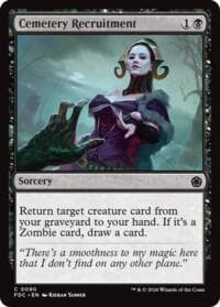 Cemetery Recruitment - Commander: Foundations - Magic: The Gathering card
