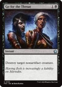 Go for the Throat - Commander: Foundations - Magic: The Gathering card