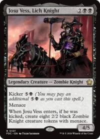 Josu Vess, Lich Knight - Commander: Foundations - Magic: The Gathering card
