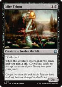 Mire Triton - Commander: Foundations - Magic: The Gathering card