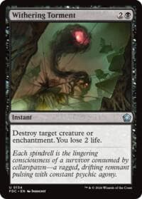 Withering Torment - Commander: Foundations - Magic: The Gathering card