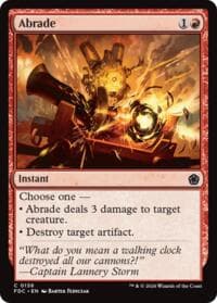 Abrade - Commander: Foundations - Magic: The Gathering card