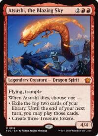 Atsushi, the Blazing Sky - Commander: Foundations - Magic: The Gathering card