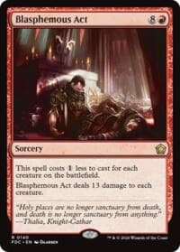 Blasphemous Act - Commander: Foundations - Magic: The Gathering card