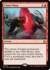 Chaos Warp - Commander: Foundations - Magic: The Gathering card