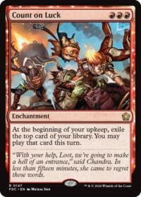 Count on Luck - Commander: Foundations - Magic: The Gathering card