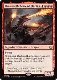 Drakuseth, Maw of Flames - Commander: Foundations - Magic: The Gathering card
