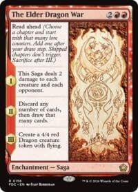 The Elder Dragon War - Commander: Foundations - Magic: The Gathering card