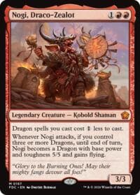 Nogi, Draco-Zealot - Commander: Foundations - Magic: The Gathering card