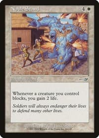 Noble Stand - Nemesis - Magic: The Gathering card