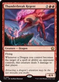 Thunderbreak Regent - Commander: Foundations - Magic: The Gathering card