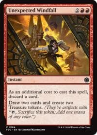 Unexpected Windfall - Commander: Foundations - Magic: The Gathering card