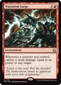 Warstorm Surge - Commander: Foundations - Magic: The Gathering card