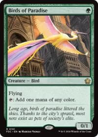 Birds of Paradise - Commander: Foundations - Magic: The Gathering card