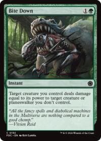 Bite Down - Commander: Foundations - Magic: The Gathering card