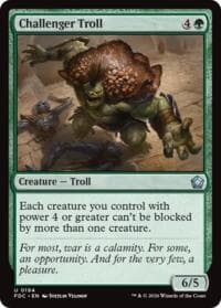 Challenger Troll - Commander: Foundations - Magic: The Gathering card