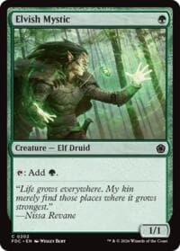 Elvish Mystic - Commander: Foundations - Magic: The Gathering card