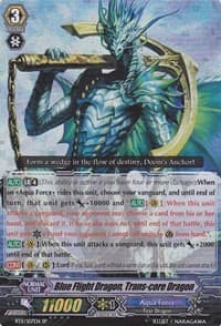 Blue Flight Dragon, Trans-core Dragon - BT11: Seal Dragons Unleashed - Cardfight Vanguard card