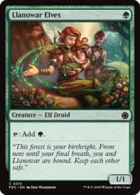 Llanowar Elves - Commander: Foundations - Magic: The Gathering card