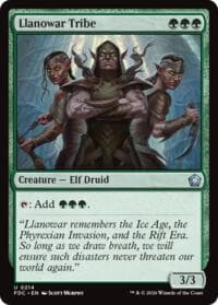 Llanowar Tribe - Commander: Foundations - Magic: The Gathering card