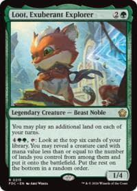 Loot, Exuberant Explorer - Commander: Foundations - Magic: The Gathering card