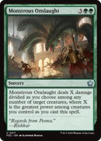 Monstrous Onslaught - Commander: Foundations - Magic: The Gathering card