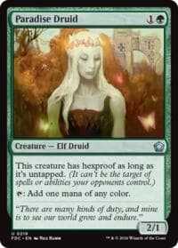 Paradise Druid - Commander: Foundations - Magic: The Gathering card
