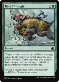 Ram Through - Commander: Foundations - Magic: The Gathering card