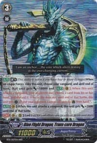 Blue Flight Dragon, Trans-core Dragon - BT11: Seal Dragons Unleashed - Cardfight Vanguard card