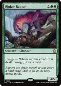 Ripjaw Raptor - Commander: Foundations - Magic: The Gathering card