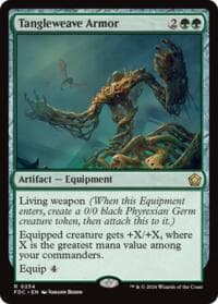 Tangleweave Armor - Commander: Foundations - Magic: The Gathering card