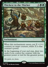 Thickest in the Thicket - Commander: Foundations - Magic: The Gathering card