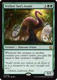 Verdant Sun's Avatar - Commander: Foundations - Magic: The Gathering card