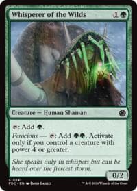 Whisperer of the Wilds - Commander: Foundations - Magic: The Gathering card