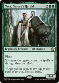 Yeva, Nature's Herald - Commander: Foundations - Magic: The Gathering card