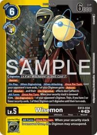 Wisemon (Limited Foil) - Chivalrous XIII - Digimon Card Game card