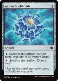 Aether Spellbomb - Commander: Foundations - Magic: The Gathering card