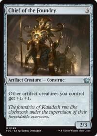 Chief of the Foundry - Commander: Foundations - Magic: The Gathering card