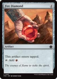 Fire Diamond - Commander: Foundations - Magic: The Gathering card