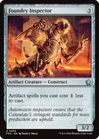 Foundry Inspector - Commander: Foundations - Magic: The Gathering card
