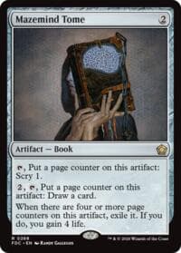 Mazemind Tome - Commander: Foundations - Magic: The Gathering card