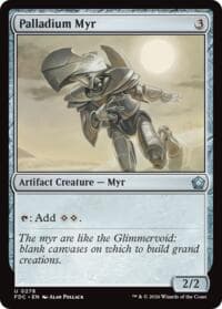 Palladium Myr - Commander: Foundations - Magic: The Gathering card