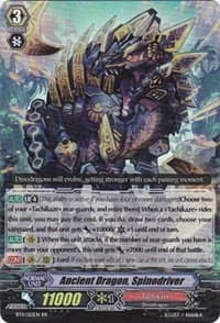 Ancient Dragon, Spinodriver - BT11: Seal Dragons Unleashed - Cardfight Vanguard card