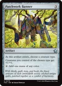 Patchwork Banner - Commander: Foundations - Magic: The Gathering card
