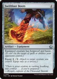 Swiftfoot Boots - Commander: Foundations - Magic: The Gathering card