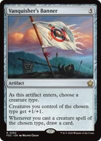 Vanquisher's Banner - Commander: Foundations - Magic: The Gathering card