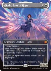 Giada, Font of Hope (Borderless) - Commander: Foundations - Magic: The Gathering card